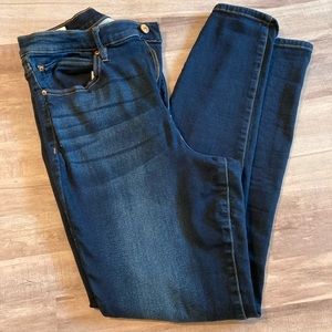Nicole Miller dark blue skinny high rise